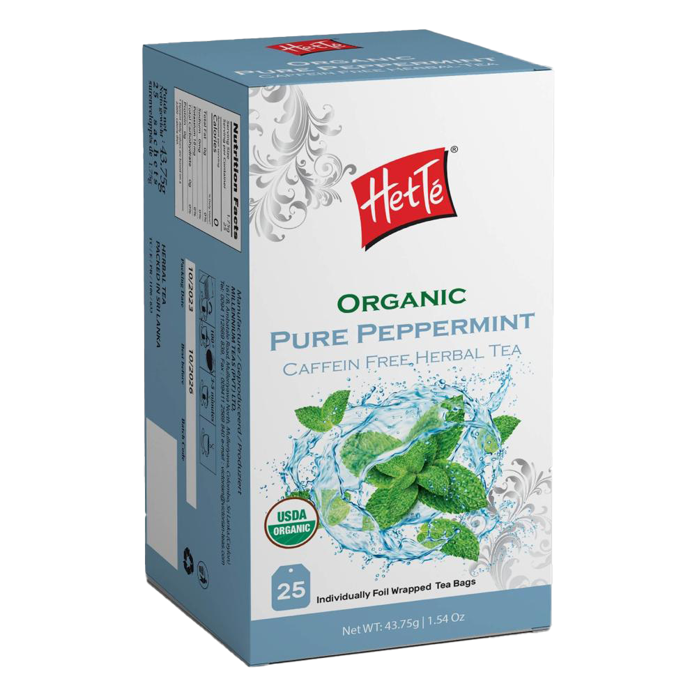 Organic Pure Peppermint Tea from sri lankan tea exporters