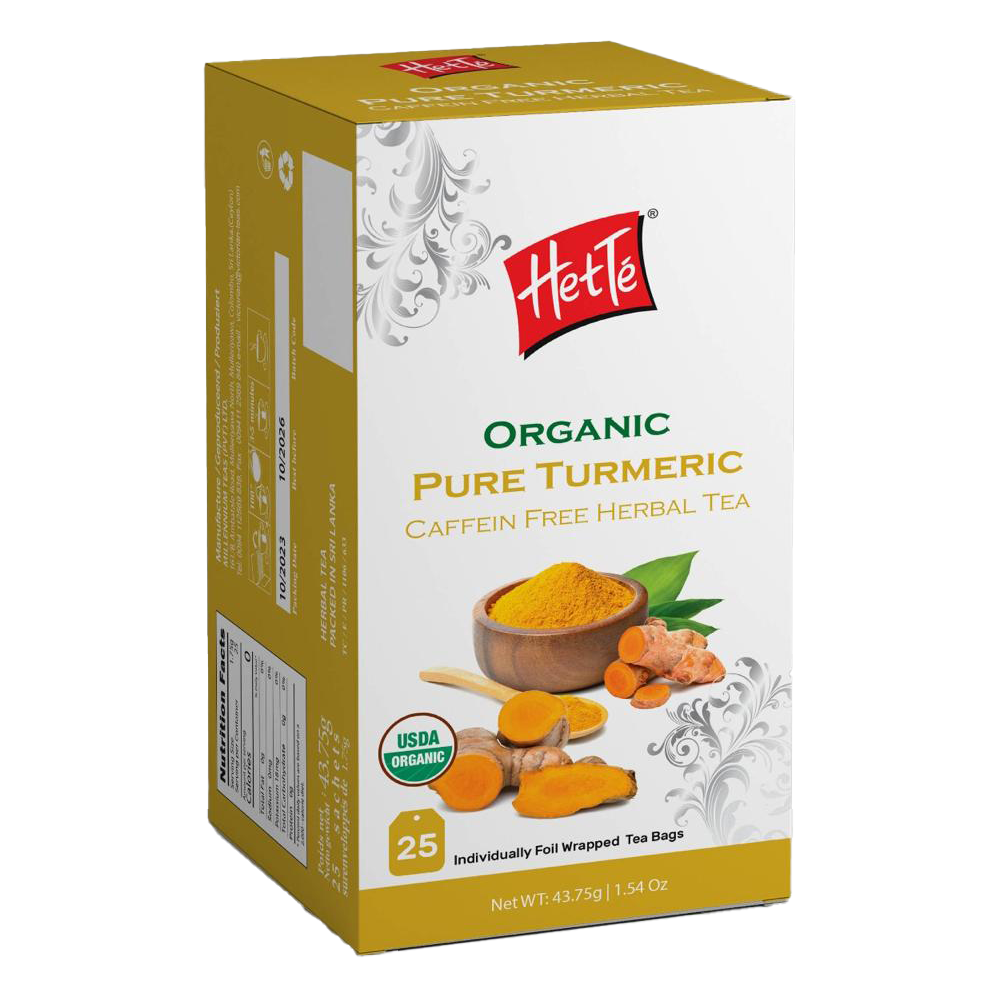 Organic Pure Turmeric Tea from sri lankan tea exporters